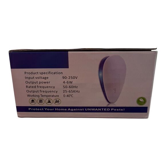 Ultrasonic Pest Repeller 6-Pack Electronic Rodent Insect Control Eco-Friendly - Picture 2 of 4